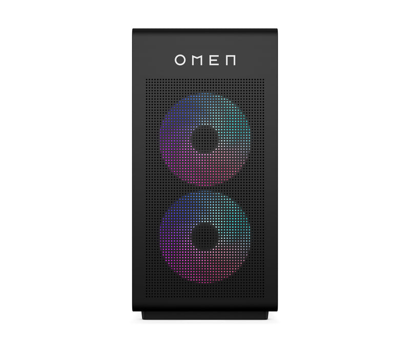 OMEN 35L Gaming Desktop GT16-0066m PC. Windows 11 Home. AMD Ryzen™ 7. 16GB RAM. 1TB SSD. NVIDIA® GeForce RTX™ 4060. Black