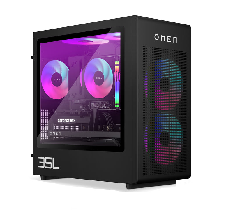 OMEN 35L Gaming Desktop GT16-0066m PC. Windows 11 Home. AMD Ryzen™ 7. 16GB RAM. 1TB SSD. NVIDIA® GeForce RTX™ 4060. Black - Image 11
