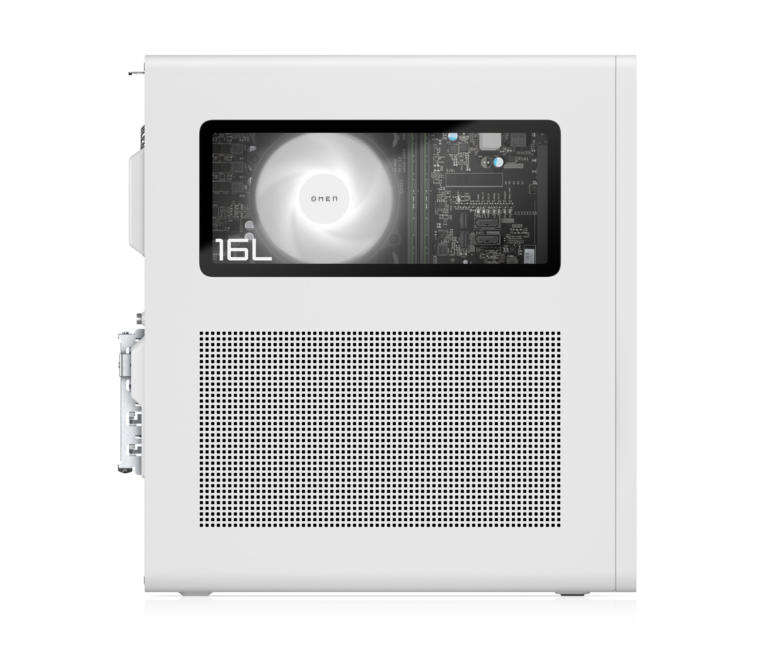 OMEN 16L Gaming Desktop TG03-0085t PC. Windows 11 Home. Intel® Core™ Ultra 7. 32GB RAM. 1TB SSD. NVIDIA® GeForce RTX™ 5060. Snow white - Image 13