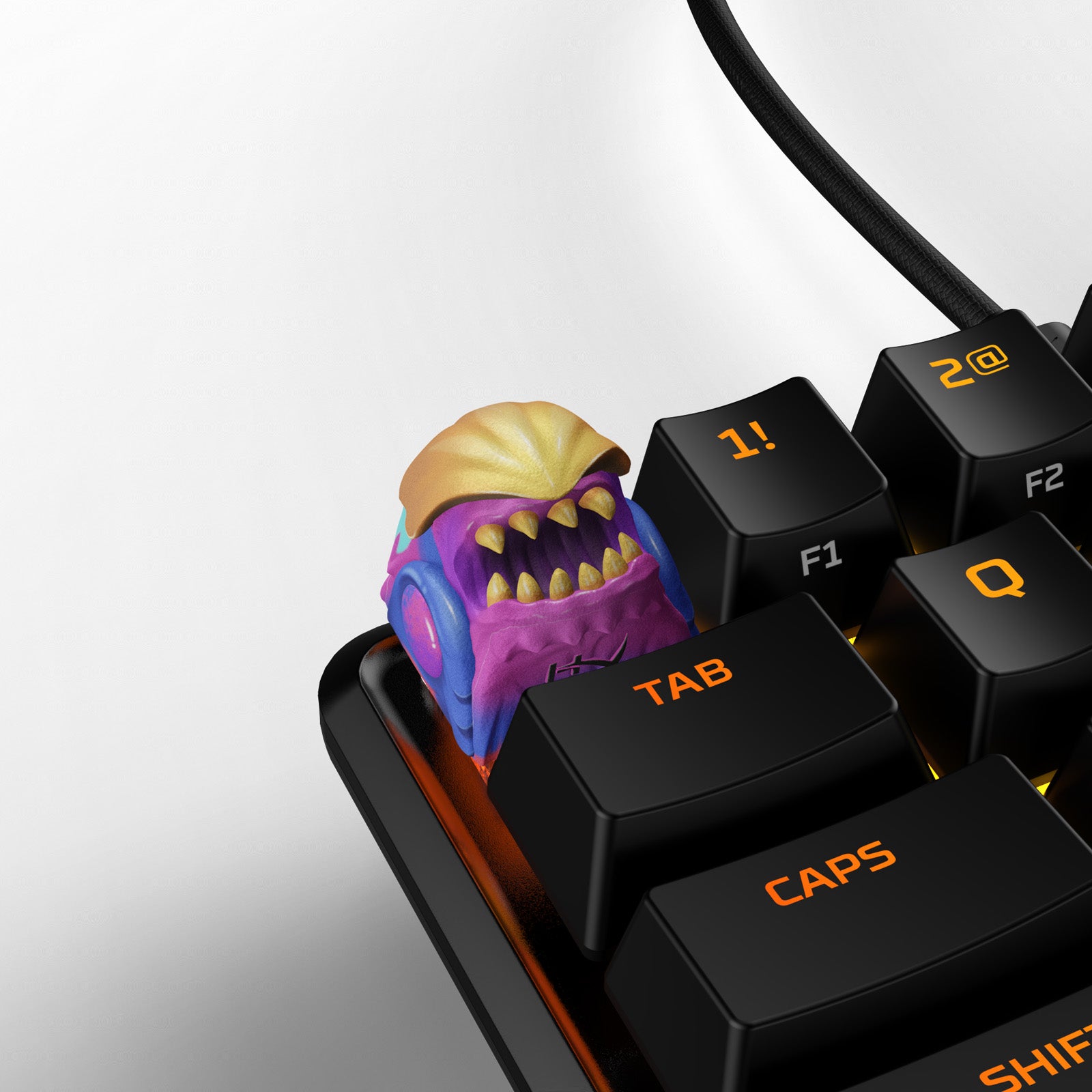 HyperX 3D Bundle - Brock Hofer - Fanged Beast + Ghost Beast + GRIM Beast Keycaps - Image 2