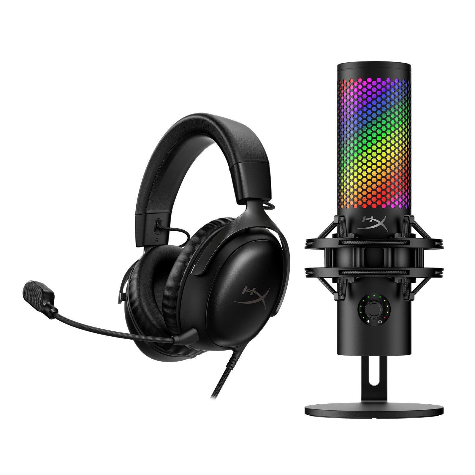 HyperX Bundle - Cloud III Wired Headset. QuadCast 2 S Microphone - Image 2