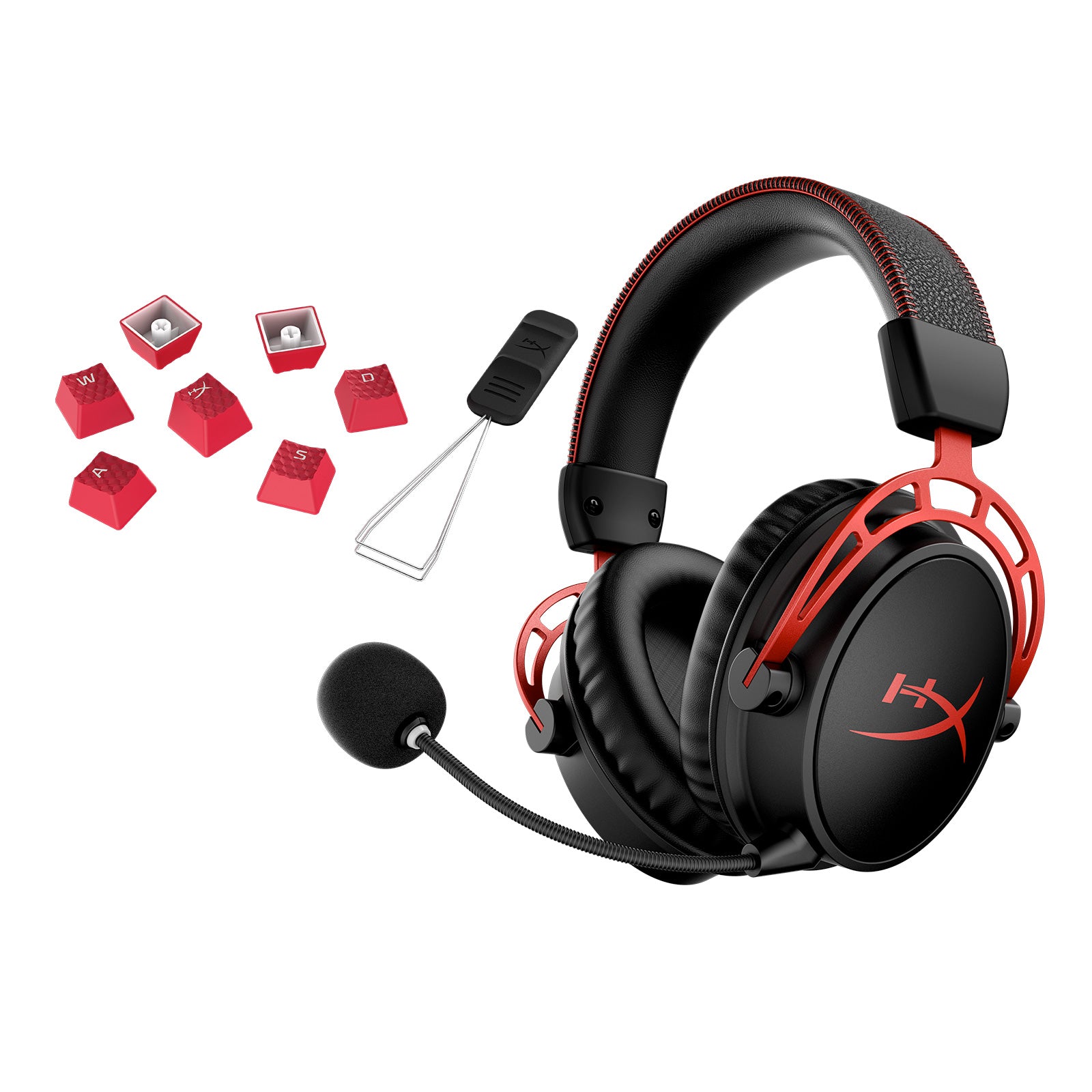 HyperX Bundle - Cloud Alpha Wireless Headset. Rubber Keycaps