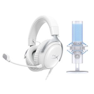 HyperX Bundle - Cloud III Wired Headset. QuadCast 2 Microphone