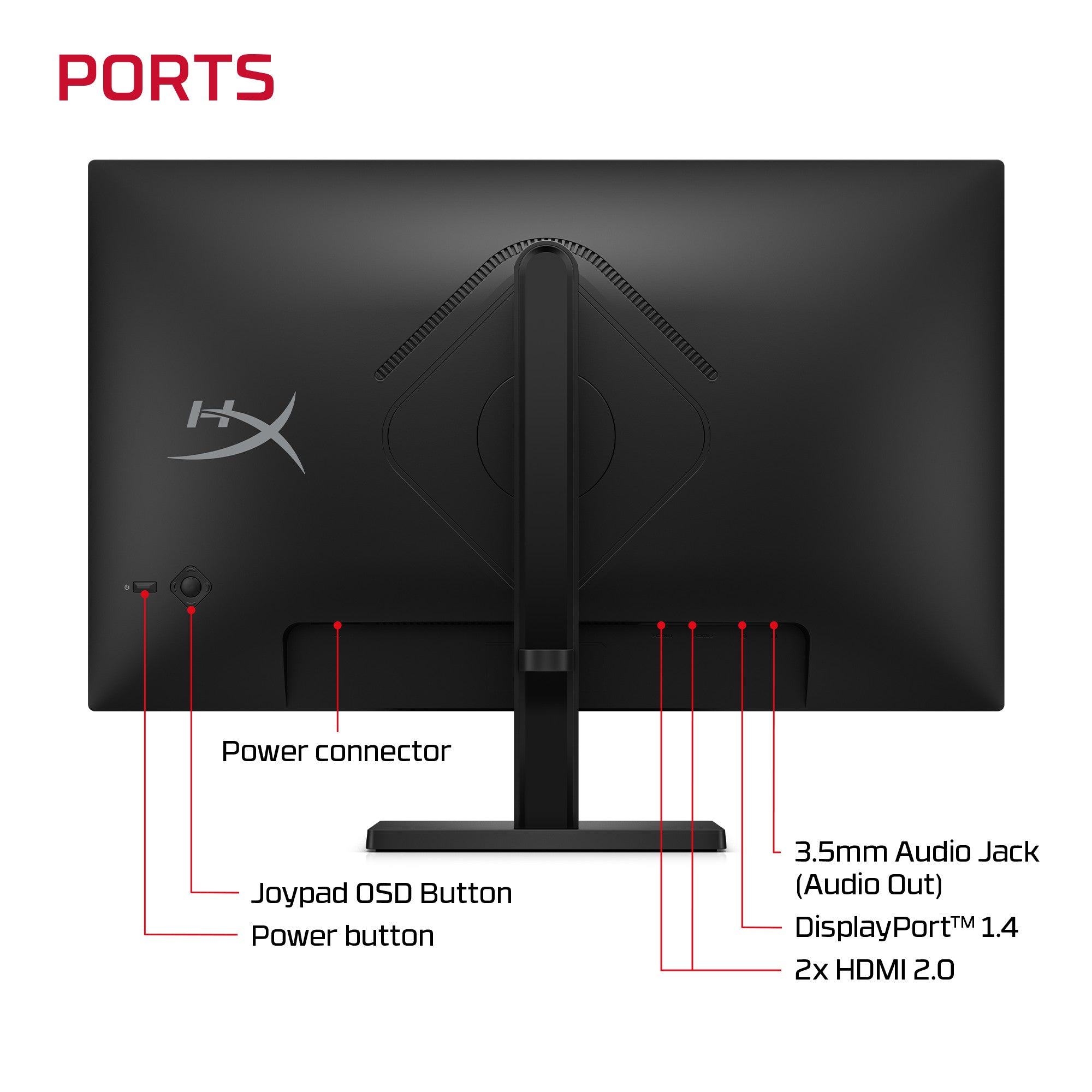 HyperX OMEN 23.8 inch FHD 180Hz Gaming Monitor - OMEN 24 G2 - Image 9