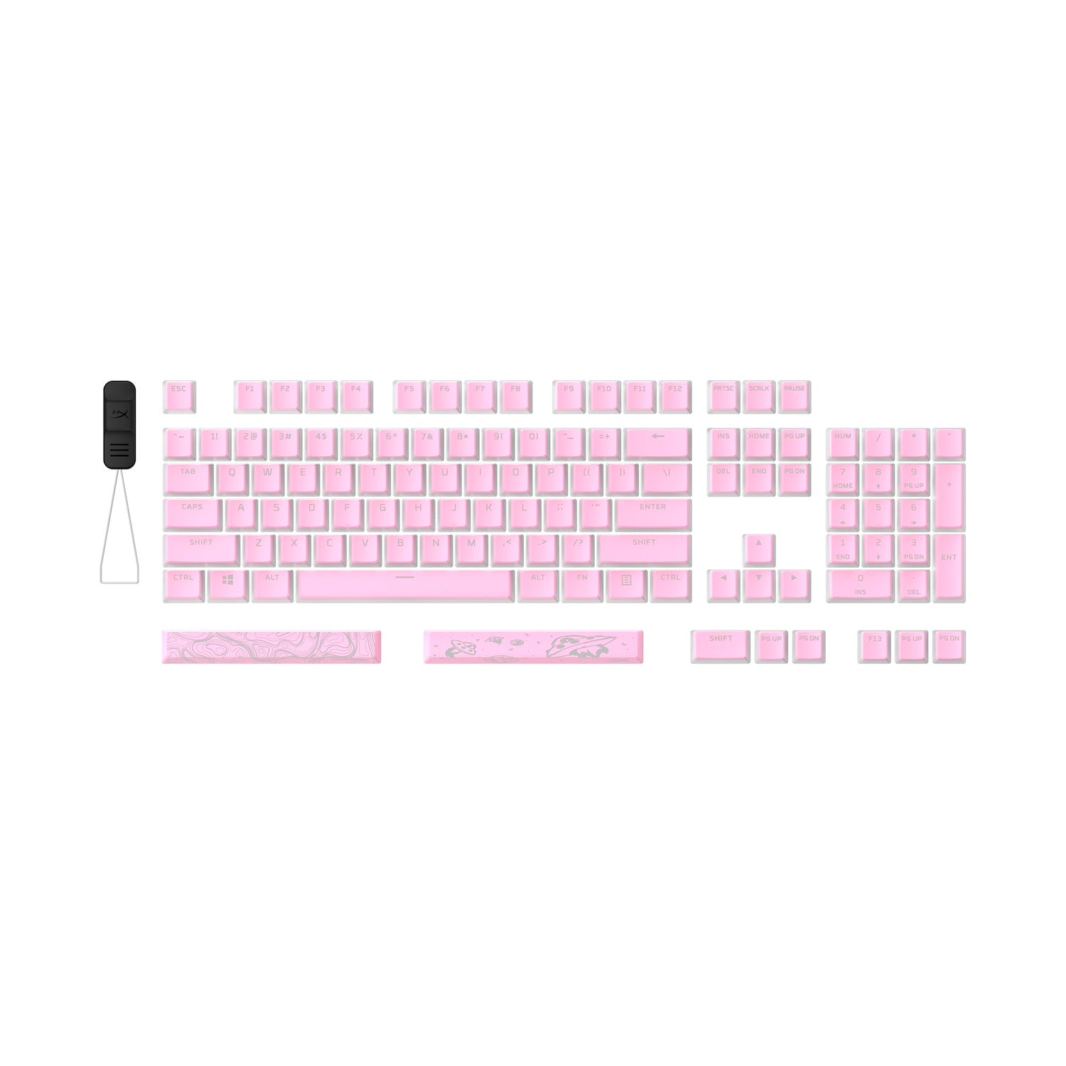 HyperX Pudding Keycaps 2 – Full Key Set – PBT - Image 11