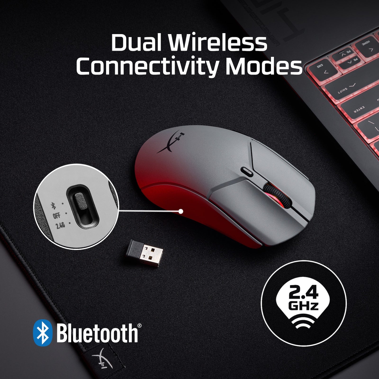 HyperX Pulsefire Haste 2 Pro – 4K Wireless Gaming Mouse - Image 7