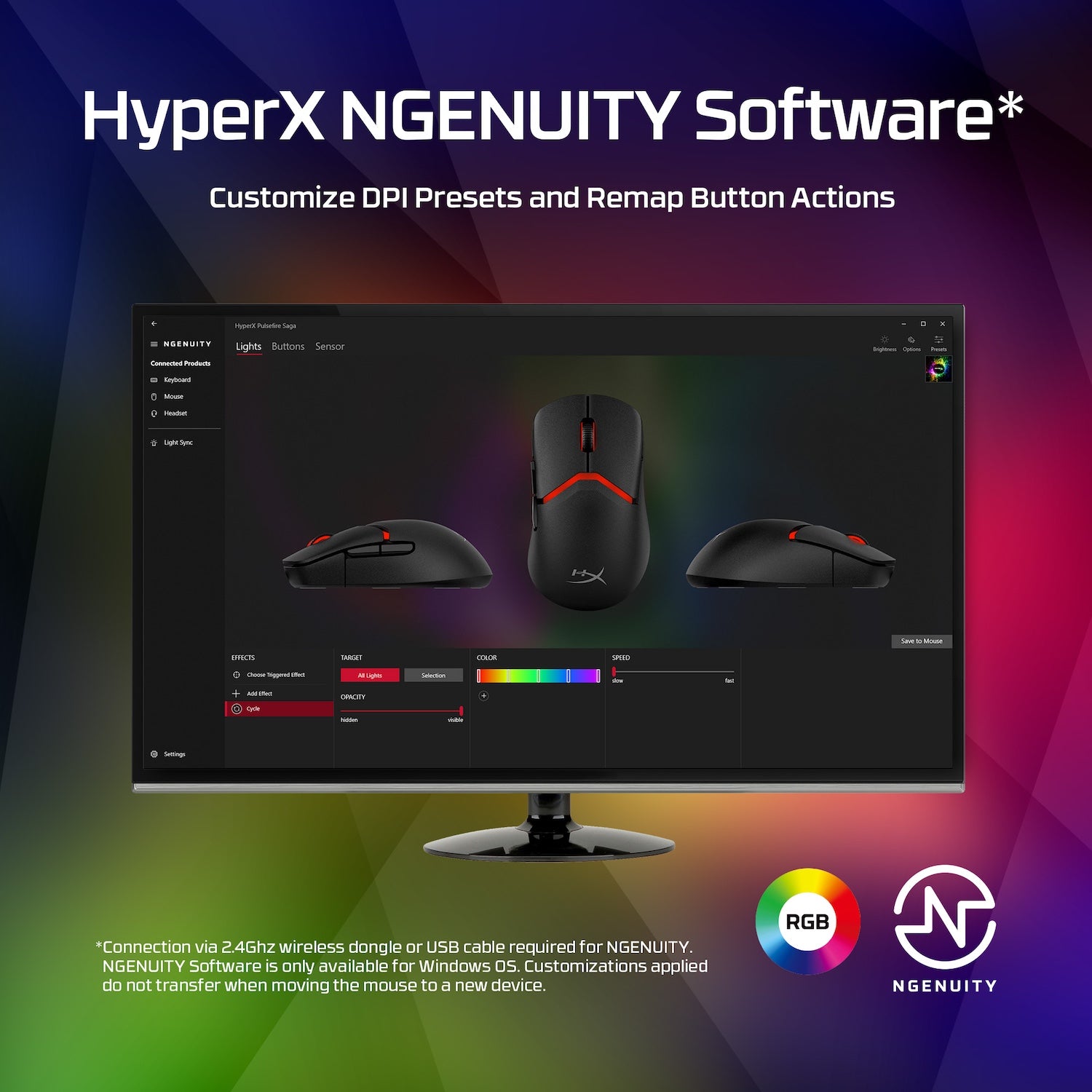 HyperX Pulsefire Saga – Gaming Mouse - Image 8