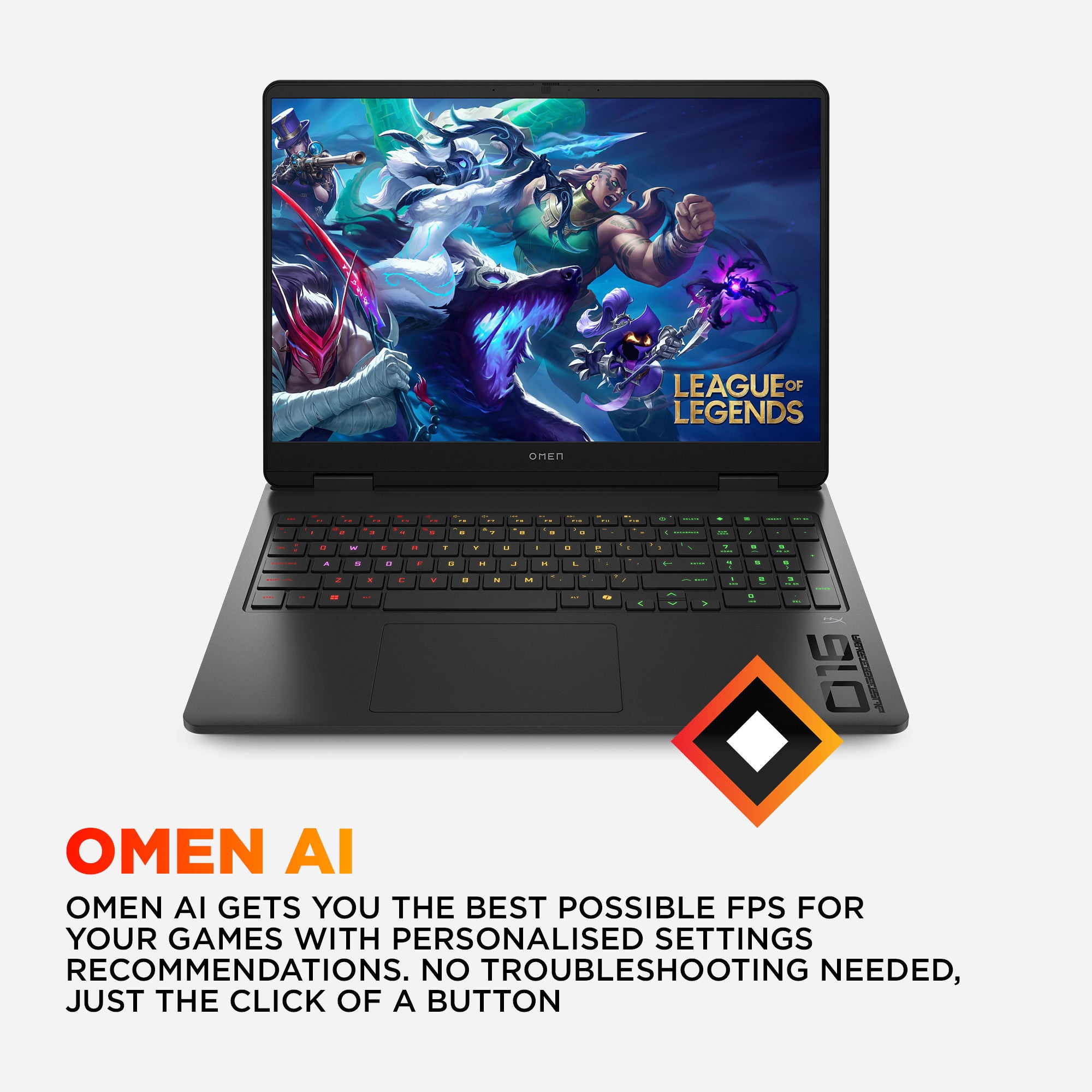 OMEN Gaming Laptop 16-ap0047nr 16. Windows 11 Home.  AMD Ryzen™ AI 7. 16GB RAM. 1TB SSD. NVIDIA® GeForce RTX™ 5060. 2K. Shadow black - Image 7